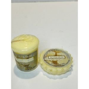 Yankee Candle Lot Of 1 Votive 1 Tart Wax Potpourri Single Melts Buttercream
